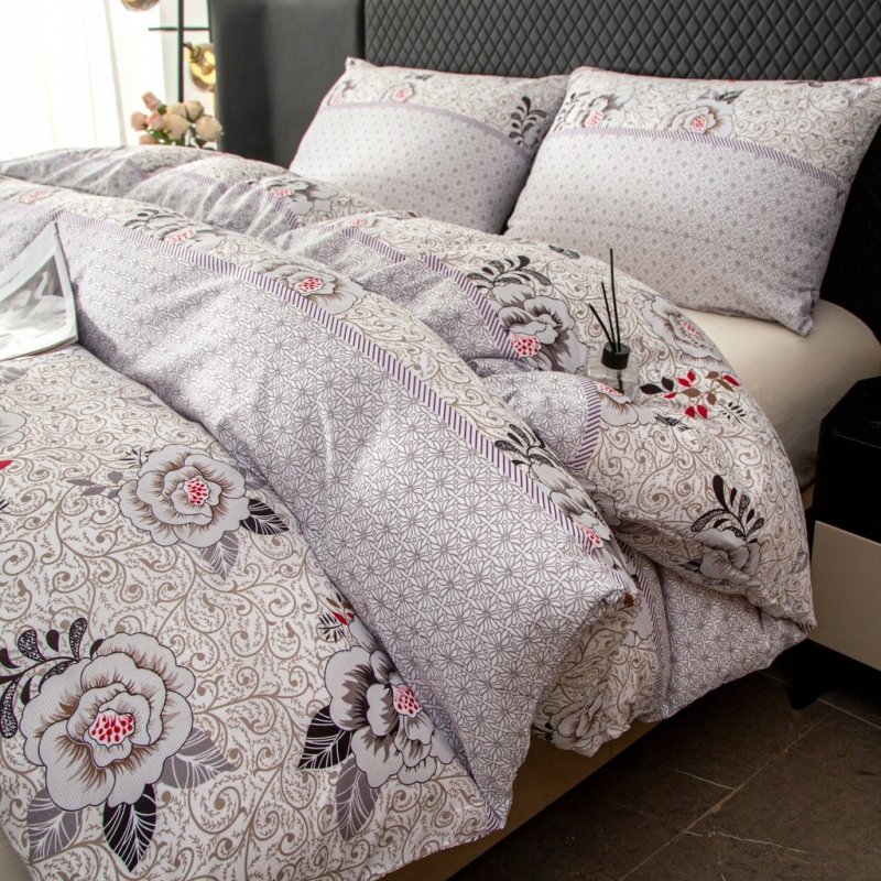 POŚCIEL 140x200 KOMPLET POŚCIELI + POSZEWKA WZÓR T-1605