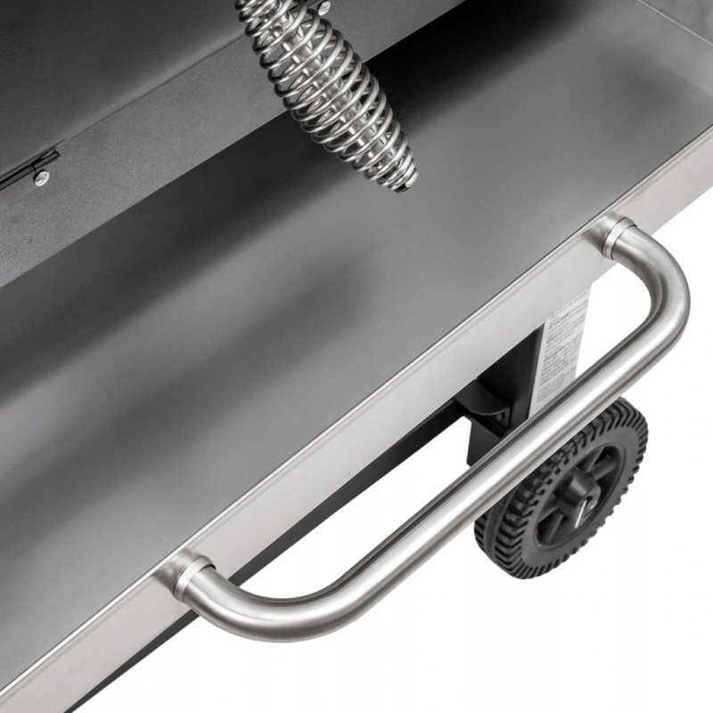 GRILL WĘGLOWY Z KOMINEM I POKRYWĄ MIR4525K Mirpol 42 x 58 cm