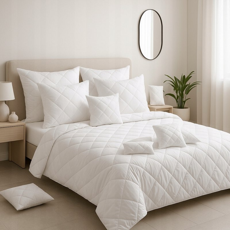 ZESTAW: KOŁDRA 160x200 + 2x PODUSZKA 70x80 | ANTYALERGICZNY KOMPLET POLSKA