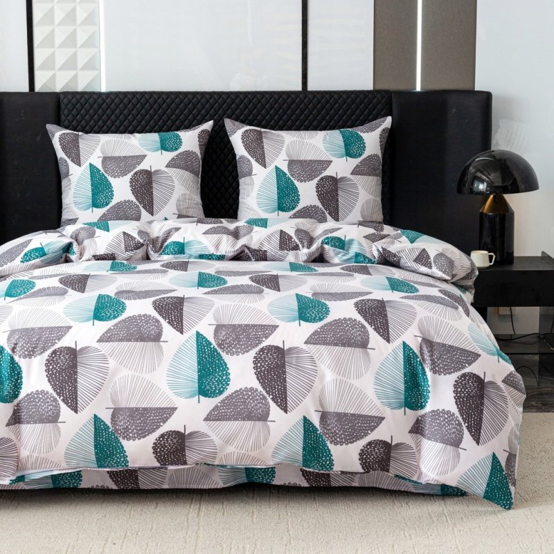 POŚCIEL 160x200 BAWEŁNA KOMPLET POŚCIELI BAWEŁNIANEJ + 2 POSZEWKI A-3084