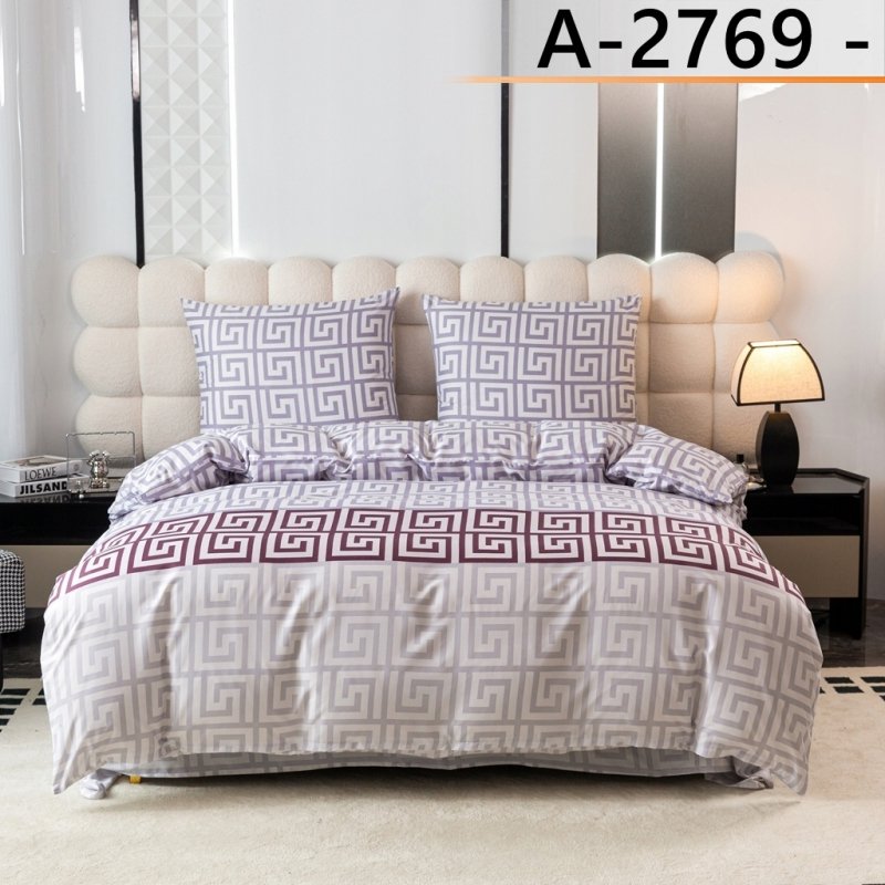 POŚCIEL 200x220 BAWEŁNA KOMPLET POŚCIELI BAWEŁNIANEJ + 2 POSZEWKI A-2769