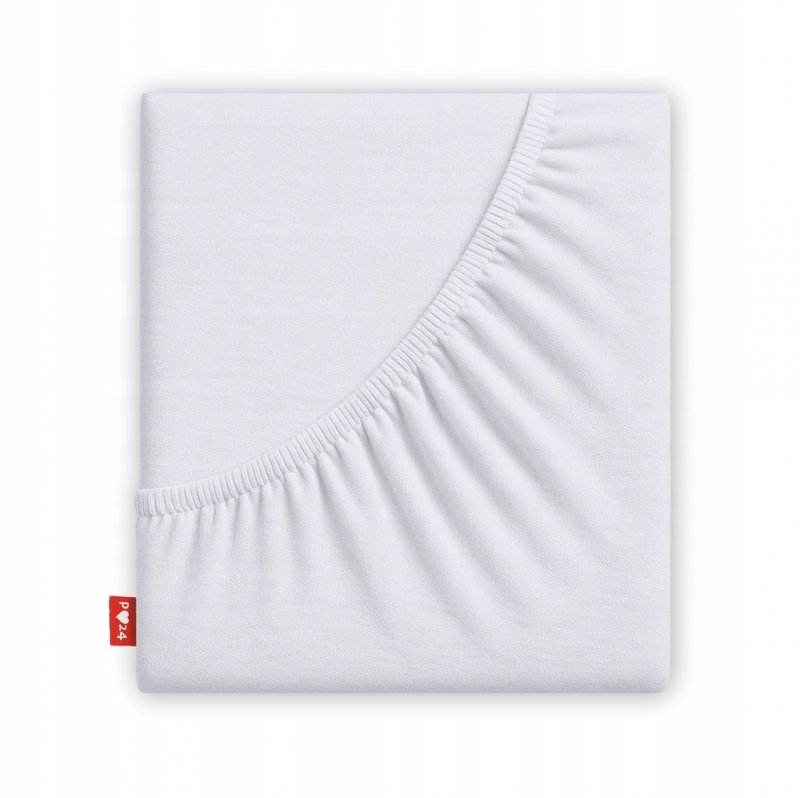 Prześcieradło 220x240 z Gumką GRUBA Bawełna Premium Bok 30 cm biały