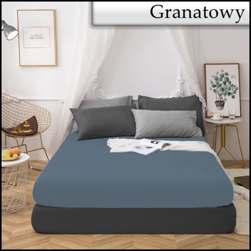 PRZEŚCIERADŁO BAWEŁNIANE Z GUMKĄ 160X200 FASHION