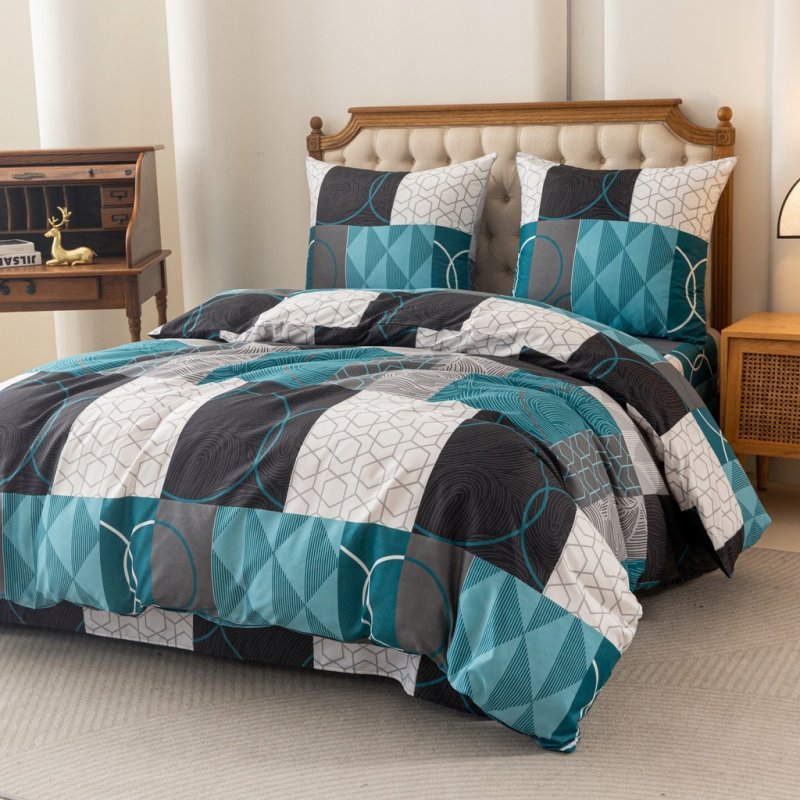 POŚCIEL 200x220 BAWEŁNA KOMPLET POŚCIELI BAWEŁNIANEJ + 2 POSZEWKI A-3055