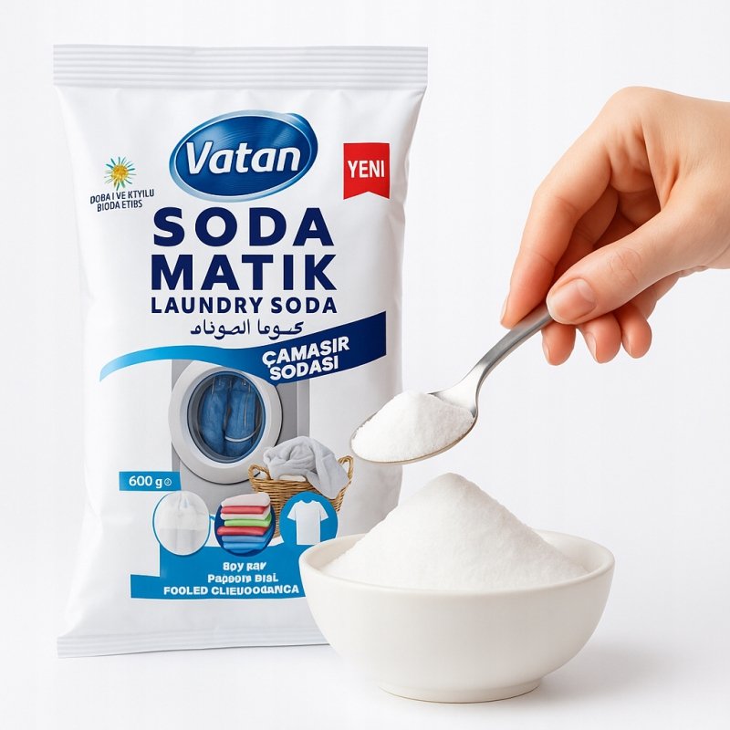 SODA MATIK 600 g TURECKA SODA KALCYNOWANA DO PRANIA I SPRZĄTANIA