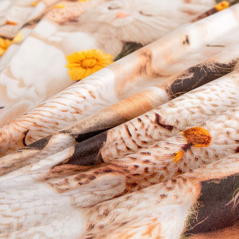 POŚCIEL 140x200 BAWEŁNIANA KOMPLET POŚCIELI + POSZEWKA WZÓR A-3300