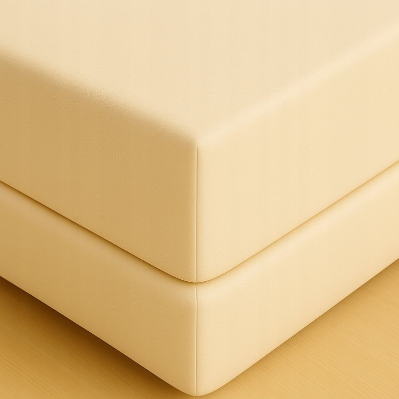 PRZEŚCIERADŁO Z GUMKĄ 80x200 ECRU MATERAC ZAKŁADKA DO 25 CM