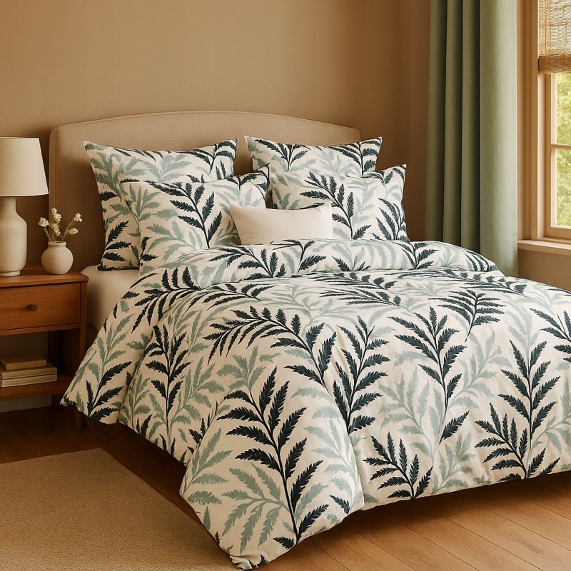 POŚCIEL 200x220 BAWEŁNA KOMPLET POŚCIELI + 2 POSZEWKI + PRZEŚCIERADŁO A-06