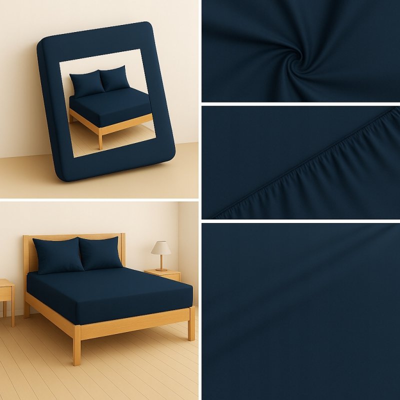 PRZEŚCIERADŁO Z GUMKĄ 90x200 GRANAT MATERAC ZAKŁADKA DO 25 CM