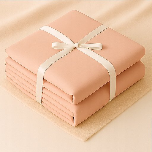 Pościel 200x220 Mikrofibra +2 Poszewki Komplet na Zamek – pudrowy róż