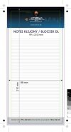 notes DL, druk jednostronny pełnokolorowy 4+0, offset 80 g, 50 kart, 900 sztuk