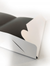 teczka standard, 337 x 477 mm, druk pełnokolorowy jednostronny 4+0, foliowana błysk, kreda 350 g, 500 sztuk