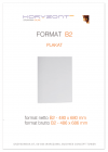 plakat B2, druk UV 4+0, na papierze satynowym 200 g - 4 sztuk