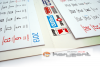 Kalendarz trójdzielny EKOLINE (płaski) bez koperty, druk jednostronny kolorowy (4+0), podkład - karton 300 g, 3 białe bloki, okienko - 100 sztuk  