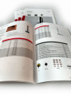 katalog 210 x 210 mm, druk pełnokolorowy obustronny 4+4, na papierze kredowym, kreda 130 g, 36 str., 500 sztuk