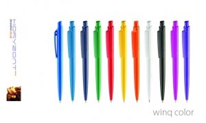 długopis VINQ COLOR do nadruku, nadruk Pantone z palety do wyboru 1+0 - 300 sztuk