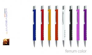 długopis FERUM COLOR z nadrukiem, 100 sztuk Pantone z palety do wyboru 1+0