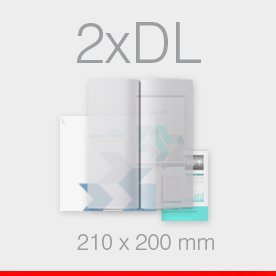 karty, zaproszenia składane format 2xDL do DL