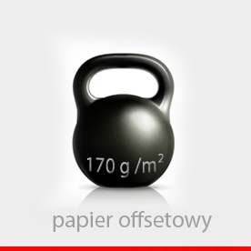 papier offsetowy 170 g, druk 4+4