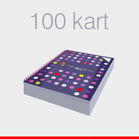 notesy 100 kart