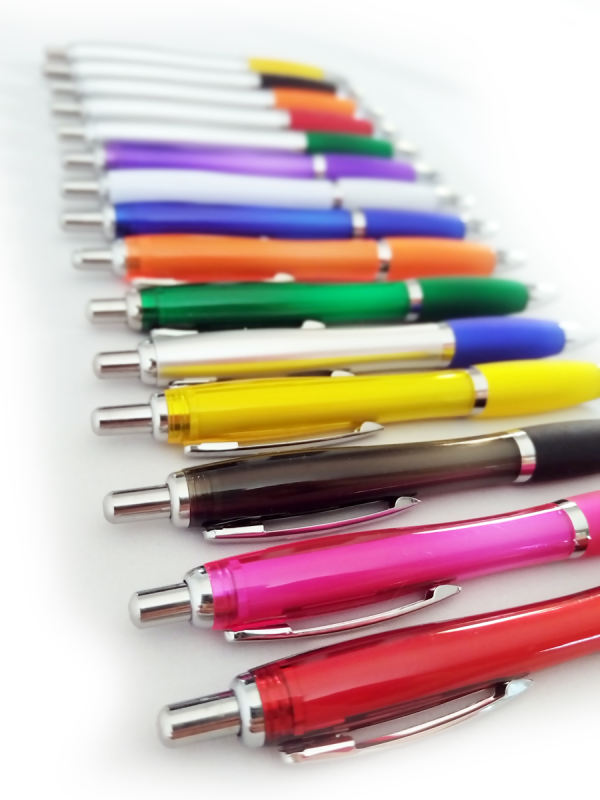 długopis MAXUS WHITE do nadruku, nadruk Pantone z palety do wyboru 1+0 - 500 sztuk