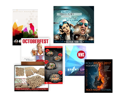 plakat B2, druk UV 4+0, na papierze satynowym 200 g - 1 sztuk