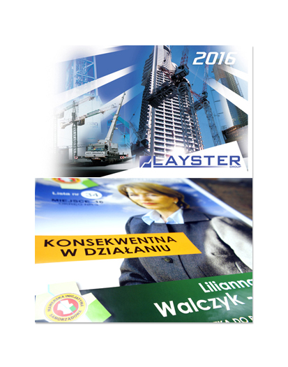 ulotka A5, druk pełnokolorowy obustronny 4+4, na papierze kredowym, 170 g, 250 sztuk 