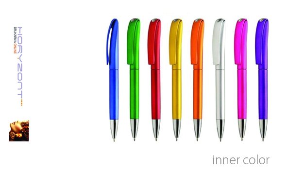  długopis INNER COLOR do nadruku, nadruk Pantone z palety do wyboru 1+0 - 1000 sztuk