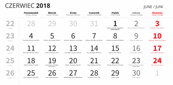 Kalendarz trójdzielny SKYLINE, z wypukłą główką, główka kaszerowana + folia błysk, główka - kreda mat 300 g, podkład - karton 300 g, 3 bloki kalendarium - 10 szt.