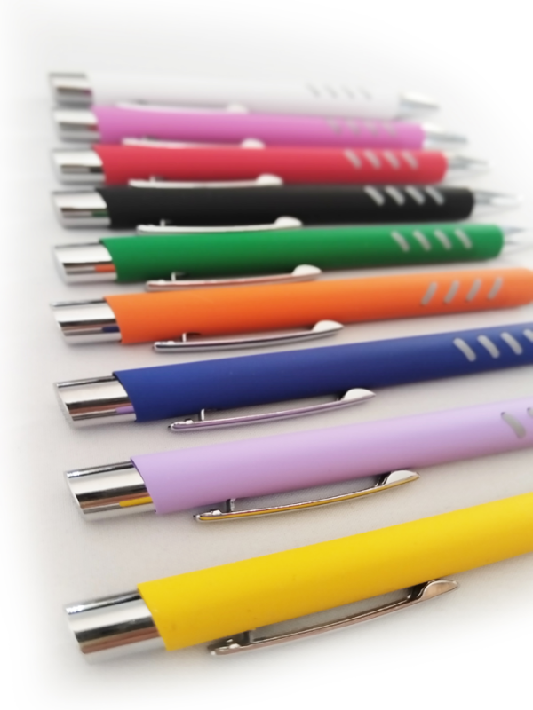 długopis MAXUS WHITE do nadruku, nadruk Pantone z palety do wyboru 1+0 - 500 sztuk