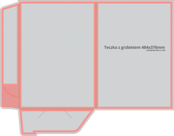 Teczka standard+ VIP HIT , 376 x 484 mm, druk pełnokolorowy jednostronny 4+0, foliowana mat jednostronnie, 350 g, 400 sztuk