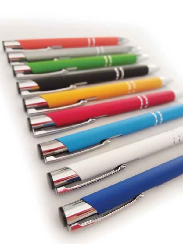 długopis MAXUS WHITE do nadruku, nadruk Pantone z palety do wyboru 1+0 - 500 sztuk