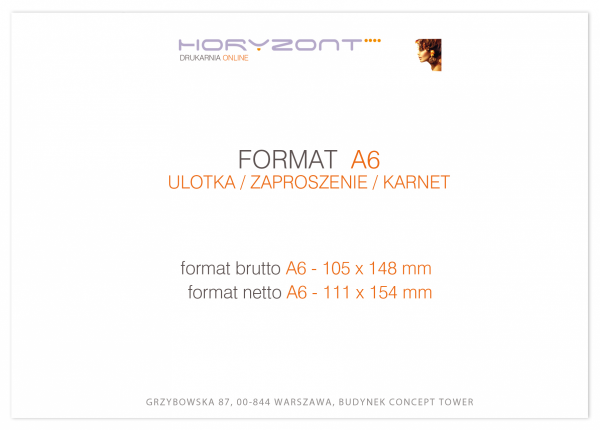 zaproszenie - karta A6, druk dwustronny, kreda 350 g, folia dwustronna - 50 sztuk   