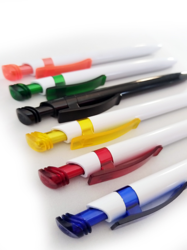 długopis SLUM COLOR do nadruku, nadruk Pantone z palety do wyboru 1+0 - 1000 sztuk