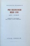 Fryderyk Holderlin Pod brzemieniem mego losu. Listy-Hyperion - fragment
