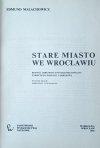 Edmund Machałowicz Stare Miasto we Wrocławiu - strona tytulowa