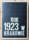 Józef Buszko  Rok 1923 w Krakowie [dedykacja autorska]