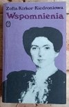 Zofia Kirkor Kiedroniowa  Wspomnienia - okładka