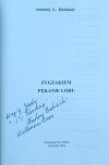 Andrzej Babiński • Zygzakiem. Pękanie lodu [dedykacja autorska]