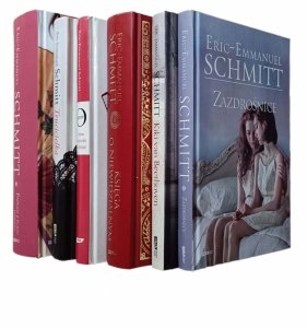 Eric-Emmanuel Schmitt x6 • Księga o Niewidzialnym - Zazdrośnice - Papuga i inne | twarda oprawa