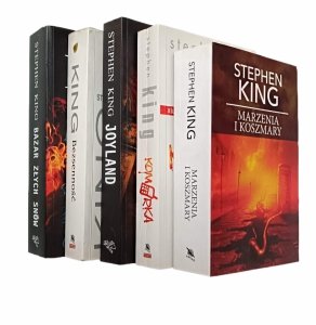 Stephen King x5 • Bezsenność - Komórka  - Bazar złych snów i inne
