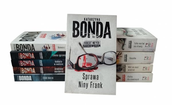 Katarzyna Bonda  Cykl Hubert Meyer [komplet 10 tomów] - okładka