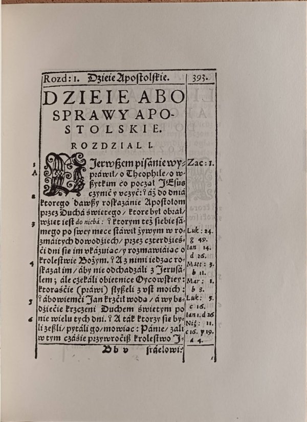 Okładka książki Nowy Testament autorstwa Jakub Wujek - fragment