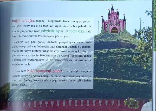Marta Mleczko, Bernadetta Całużyńska • Mały Tadek rusza śladami Tadeusza [Kościuszko]  - ilustracja