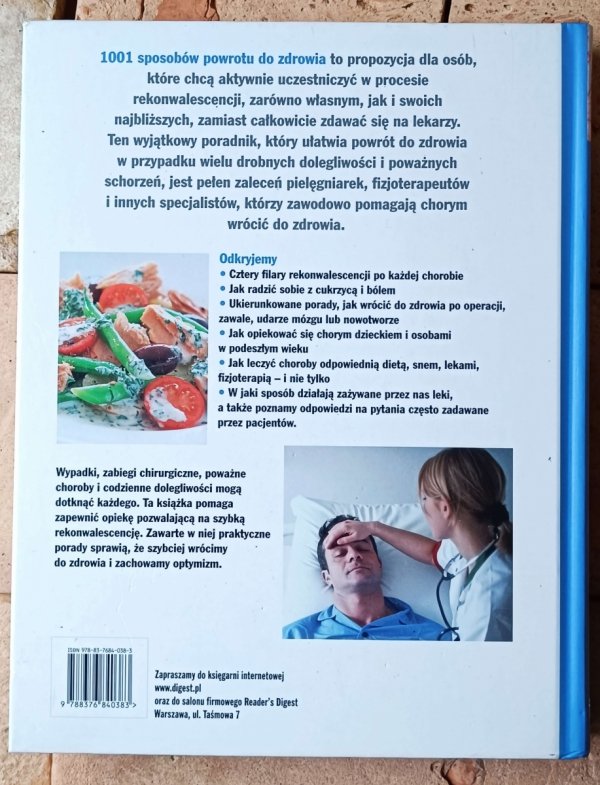 1001 sposobów powrotu do zdrowia • Readers's Digest - okładka