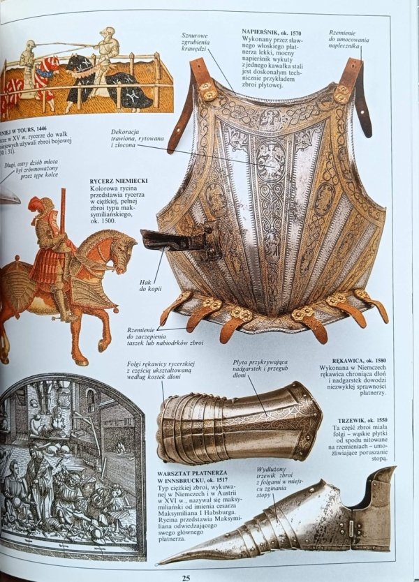 Michele Byam - Broń i zbroje | Patrzę Podziwiam Poznaję