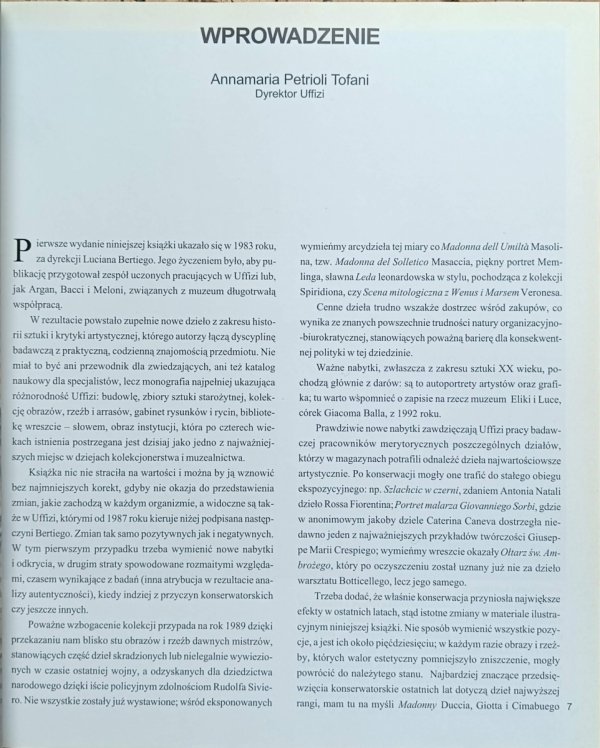 Uffizi - Historia i zbiory