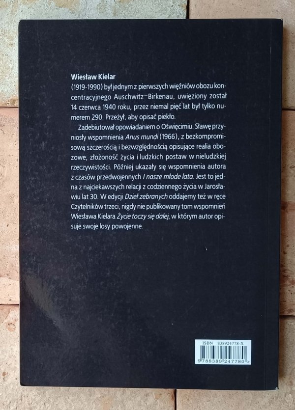 Wiesław Kielar Nasze młode lata - okładka