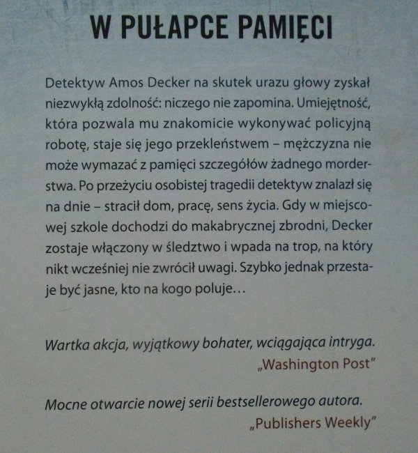 David Baldacci • W pułapce pamięci