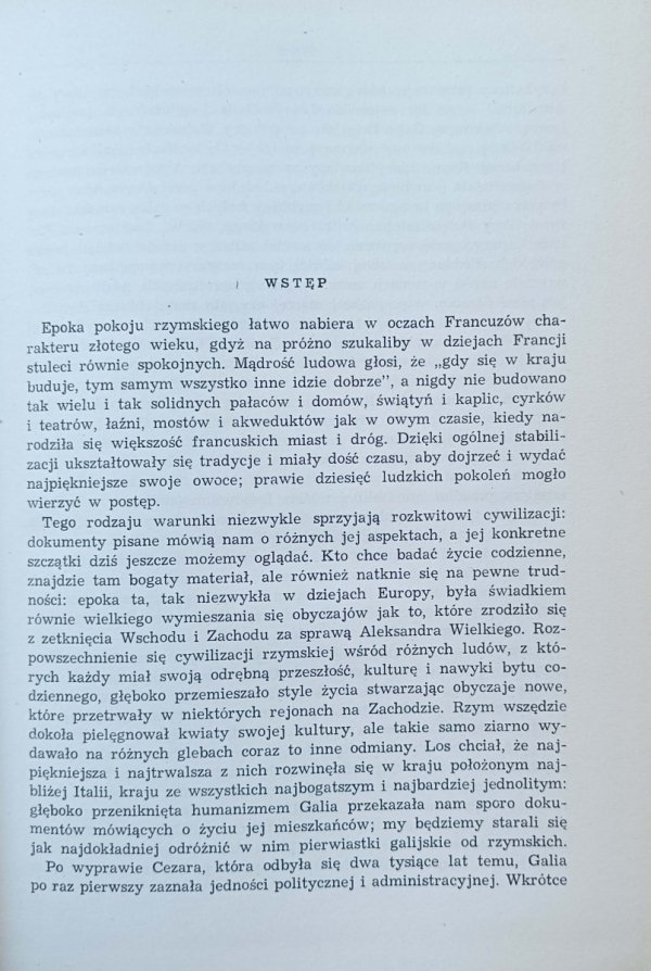 Paul Marie Duval  Życie codzienne w Galii w okresie pokoju rzymskiego 